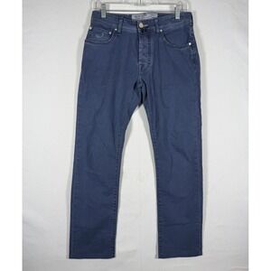 Jacob Cohen Jeans Mens 30x29 Blue Denim PW688 Comfort Classic Tailored Luxury